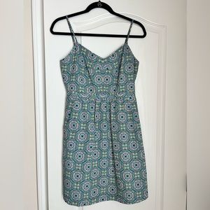 J.Crew geometric cami mini dress size 0